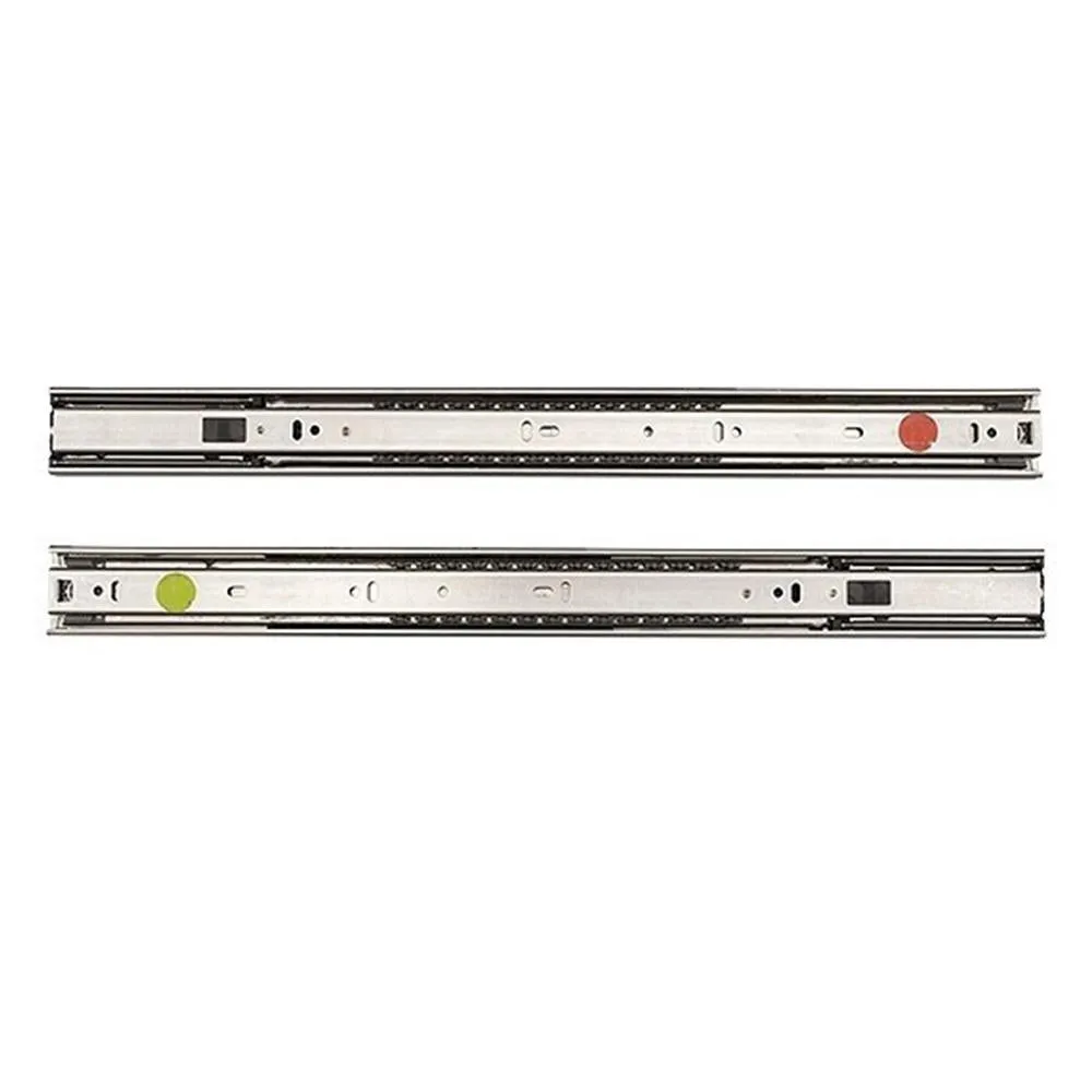 28 in. Stainless Steel Full Extension Side Mount Ball Bearing Soft-Close Drawer Slide Set (1-Pair)