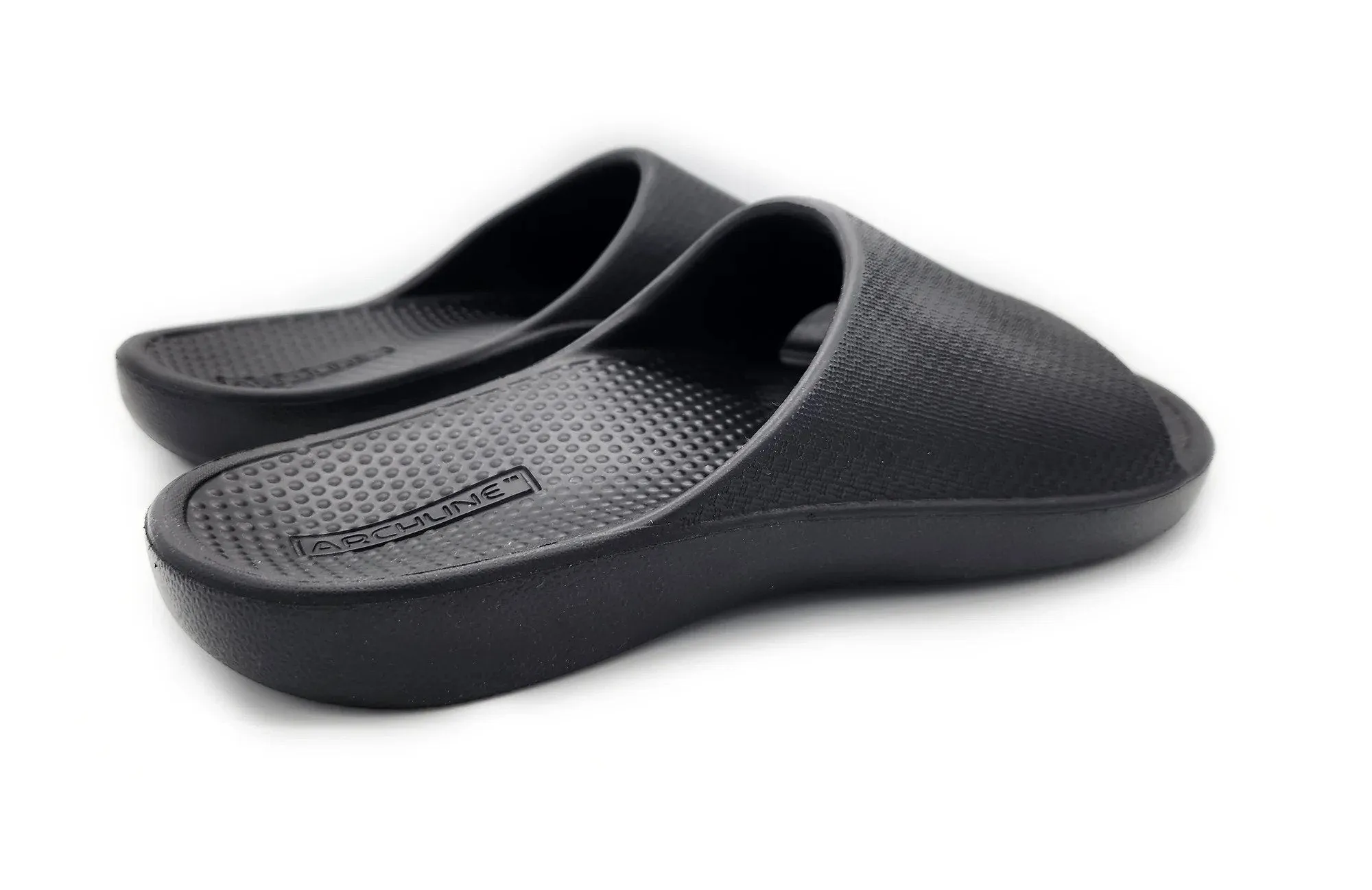 Archline Rebound Arch Support Slides Unisex - Black