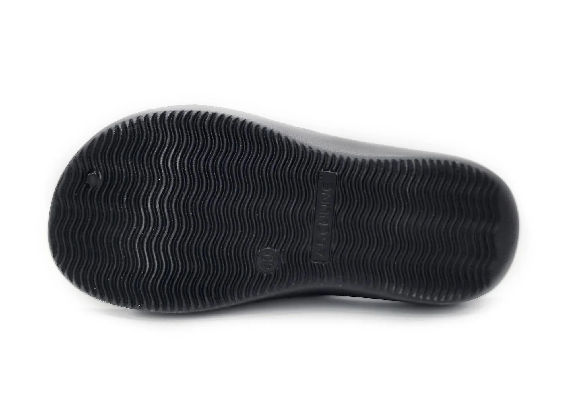 Archline Rebound Arch Support Slides Unisex - Black