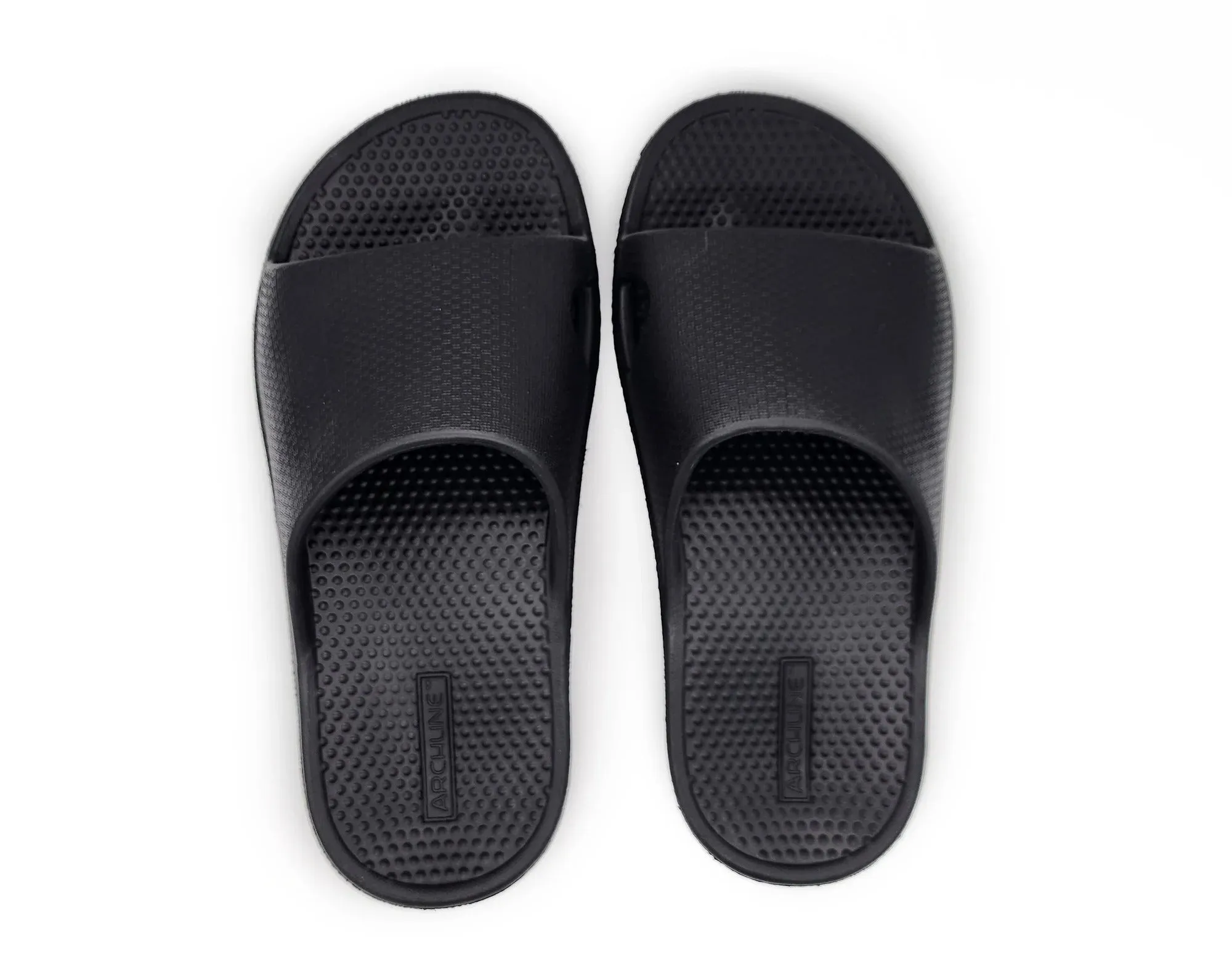 Archline Rebound Arch Support Slides Unisex - Black