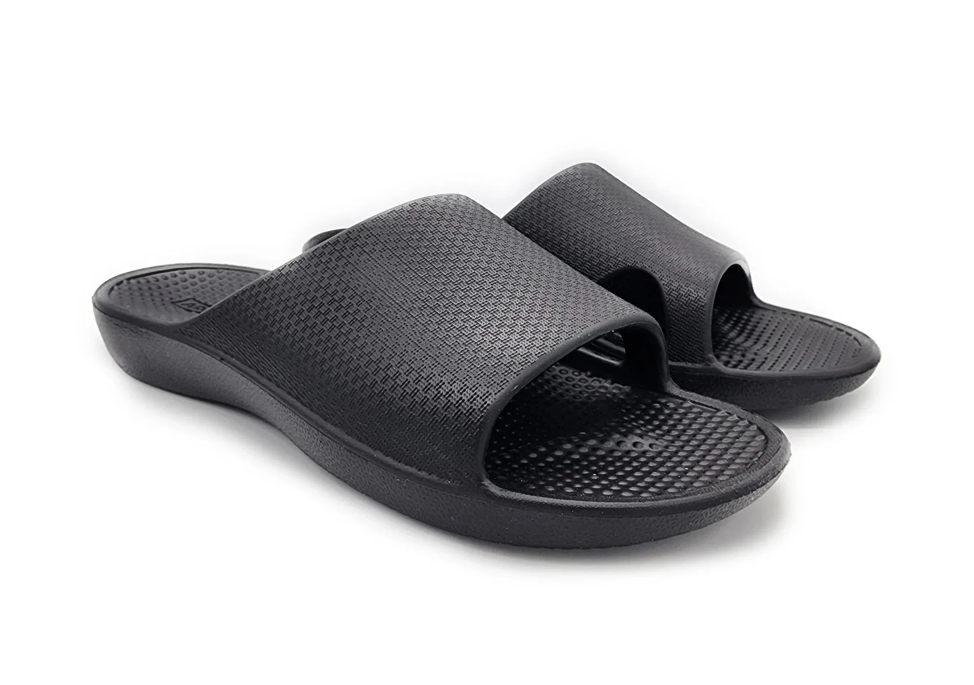 Archline Rebound Arch Support Slides Unisex - Black