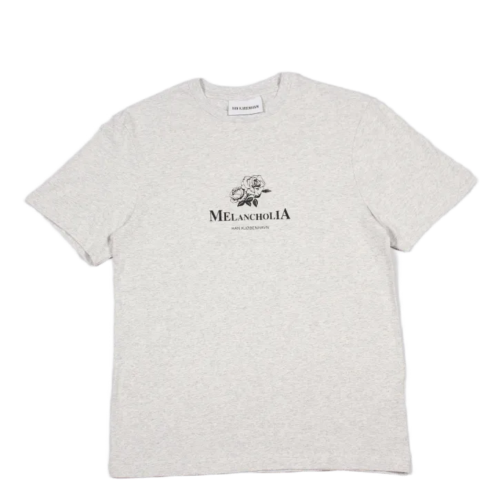 Artwork Tee Short Sleeve Grey Melange
