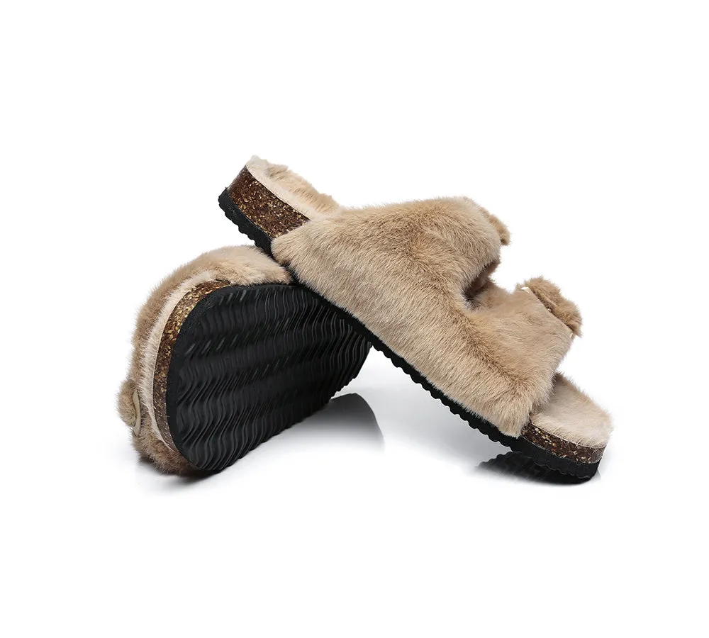 AUSTRALIAN SHEPHERD® Fluffy Womens Slides Myla