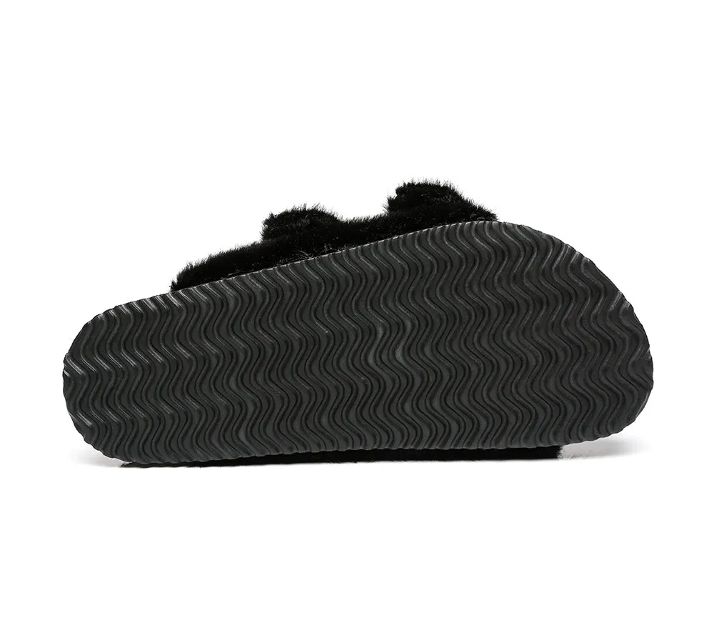 AUSTRALIAN SHEPHERD® Fluffy Womens Slides Myla