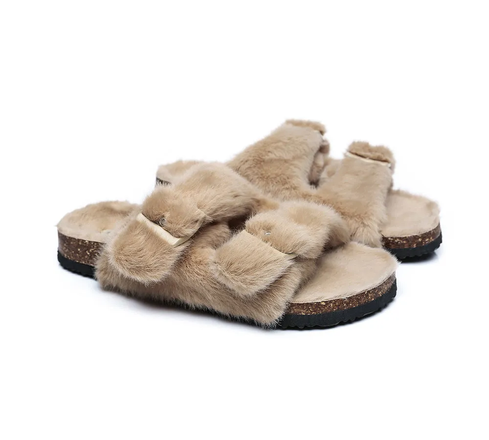 AUSTRALIAN SHEPHERD® Fluffy Womens Slides Myla