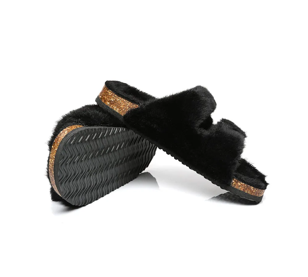 AUSTRALIAN SHEPHERD® Fluffy Womens Slides Myla