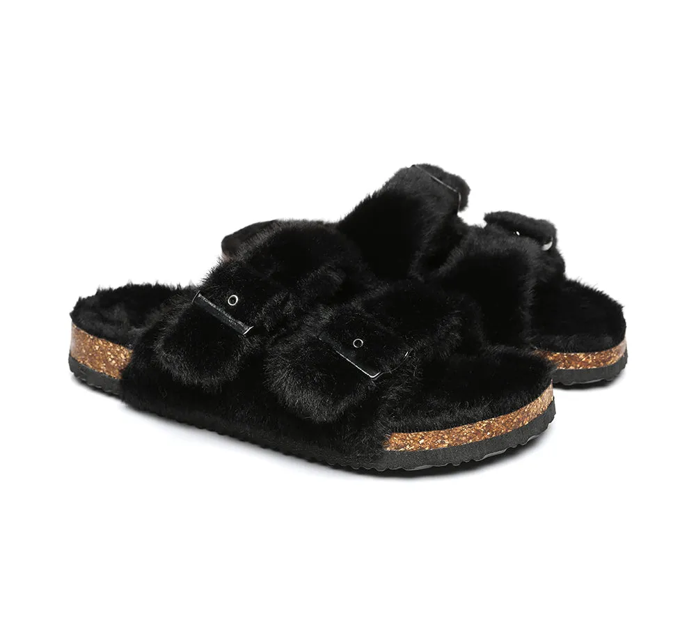 AUSTRALIAN SHEPHERD® Fluffy Womens Slides Myla