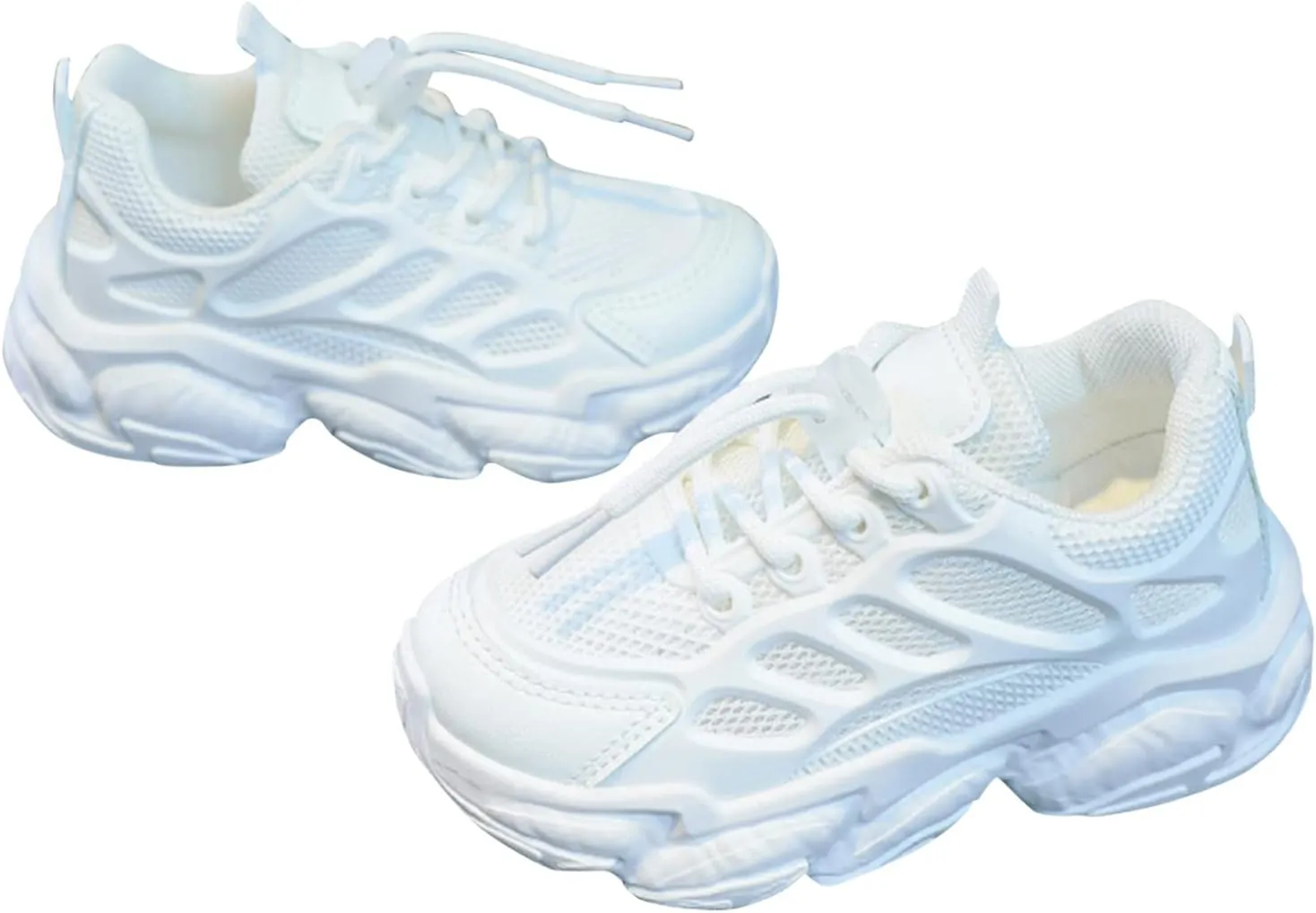 Baby Toddler Infant Mesh Sneaker Lace-Up Lightweight Breathable Sport Shoes Newborn Outdoor First Walking Non Slip Shoes