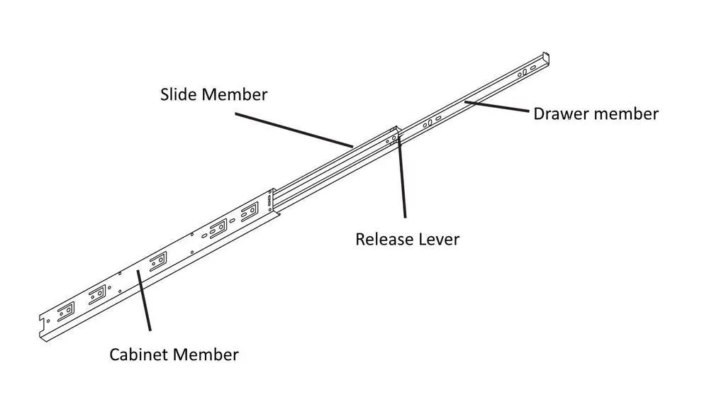 Ball Bearing Soft Close Drawer Slides