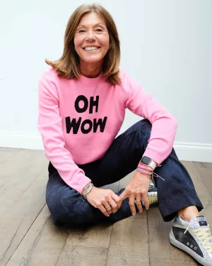 BF Oh Wow jumper in pink