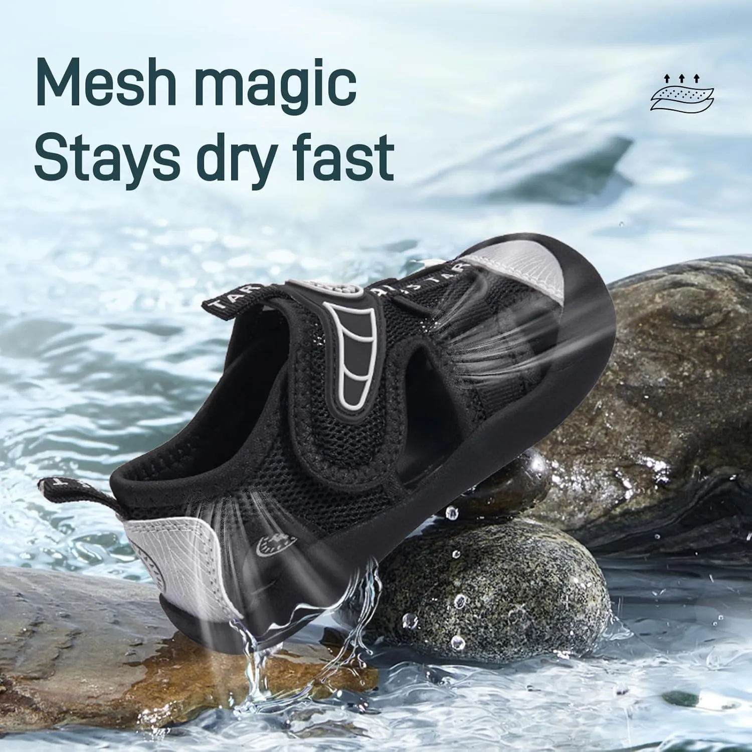 Boys Girls Outdoor Sport Sandals Closed Toe Water Beach Hiking Lightweight Athletic Summer Shoes
