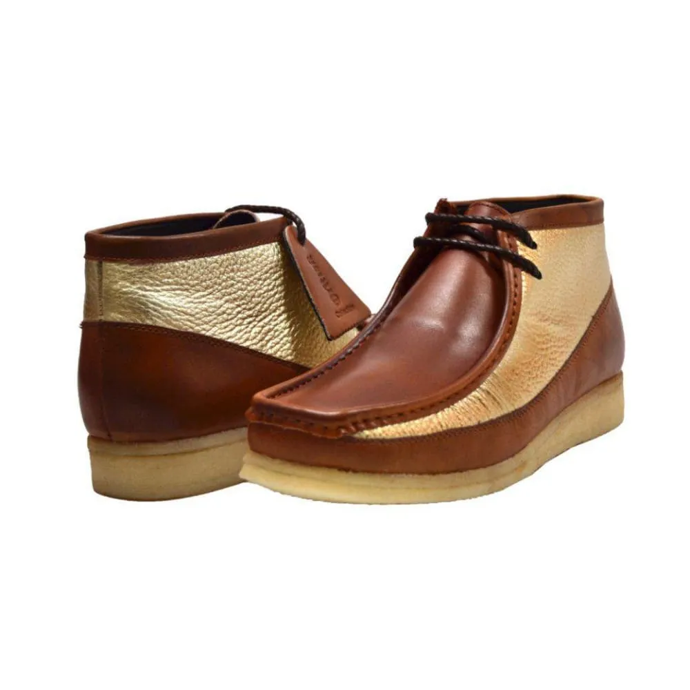 British Walkers Walker 100 Wallabee Boots Men's Two Tone Leather Limited Style