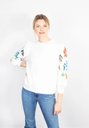 Essentiel Antwerp Bronx sequin cotton sweatshirt