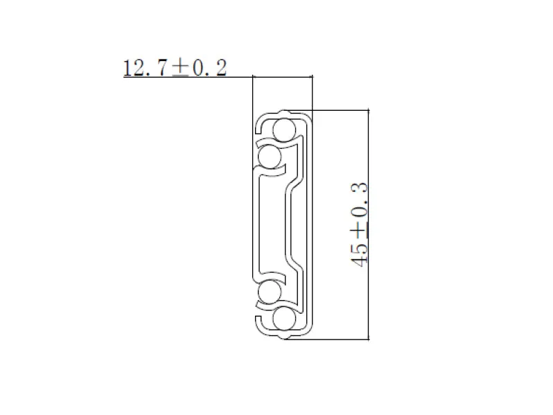 IntAfit Soft Close Drawer Runner 45kg - 45 x 350mm Double Extension