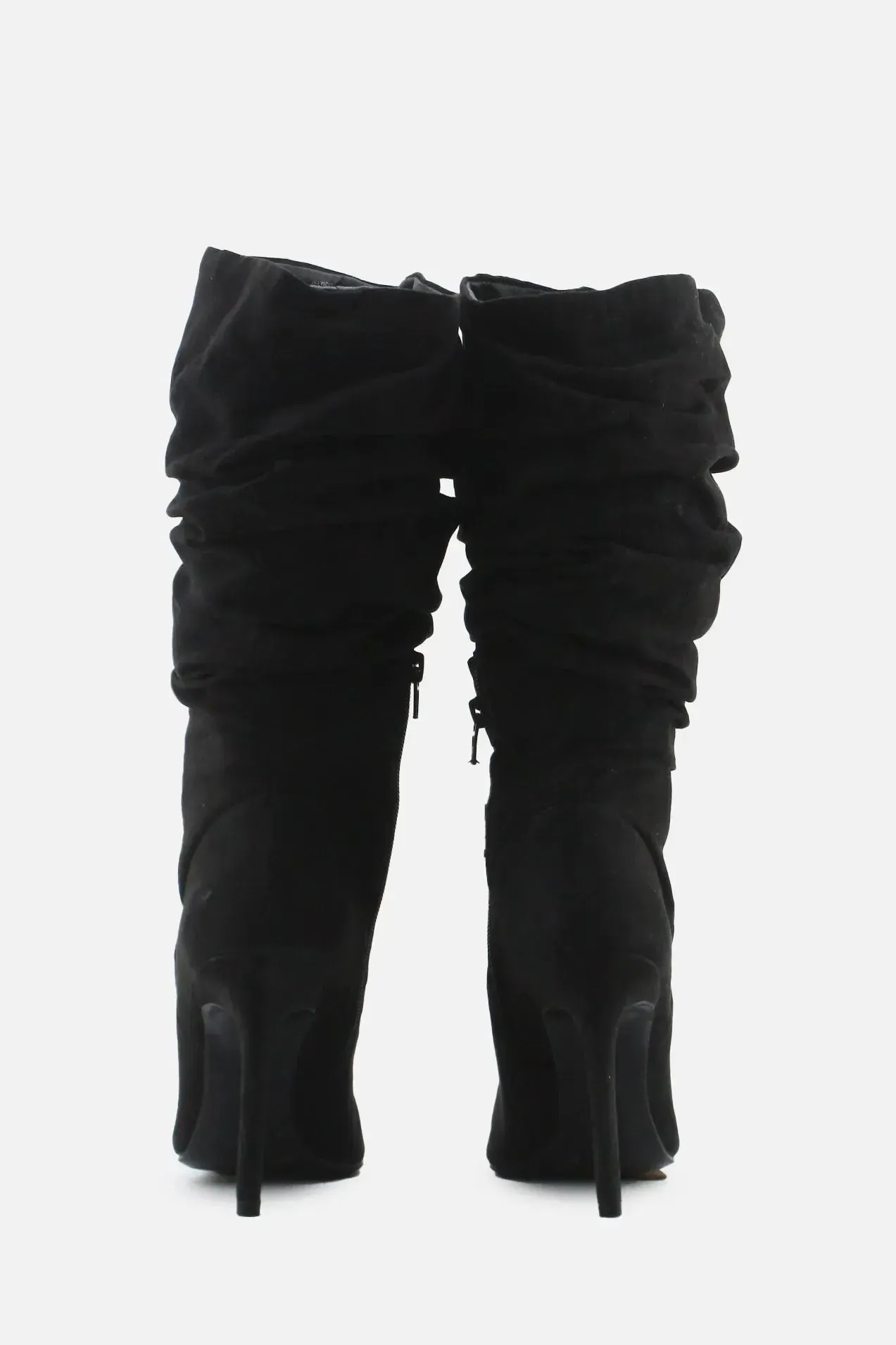 Jessica Simpson Zipper Stilettos Ankle Boots | Suede