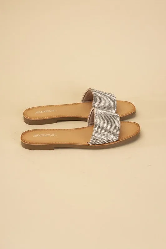 JUSTICE Rhinestone Slides