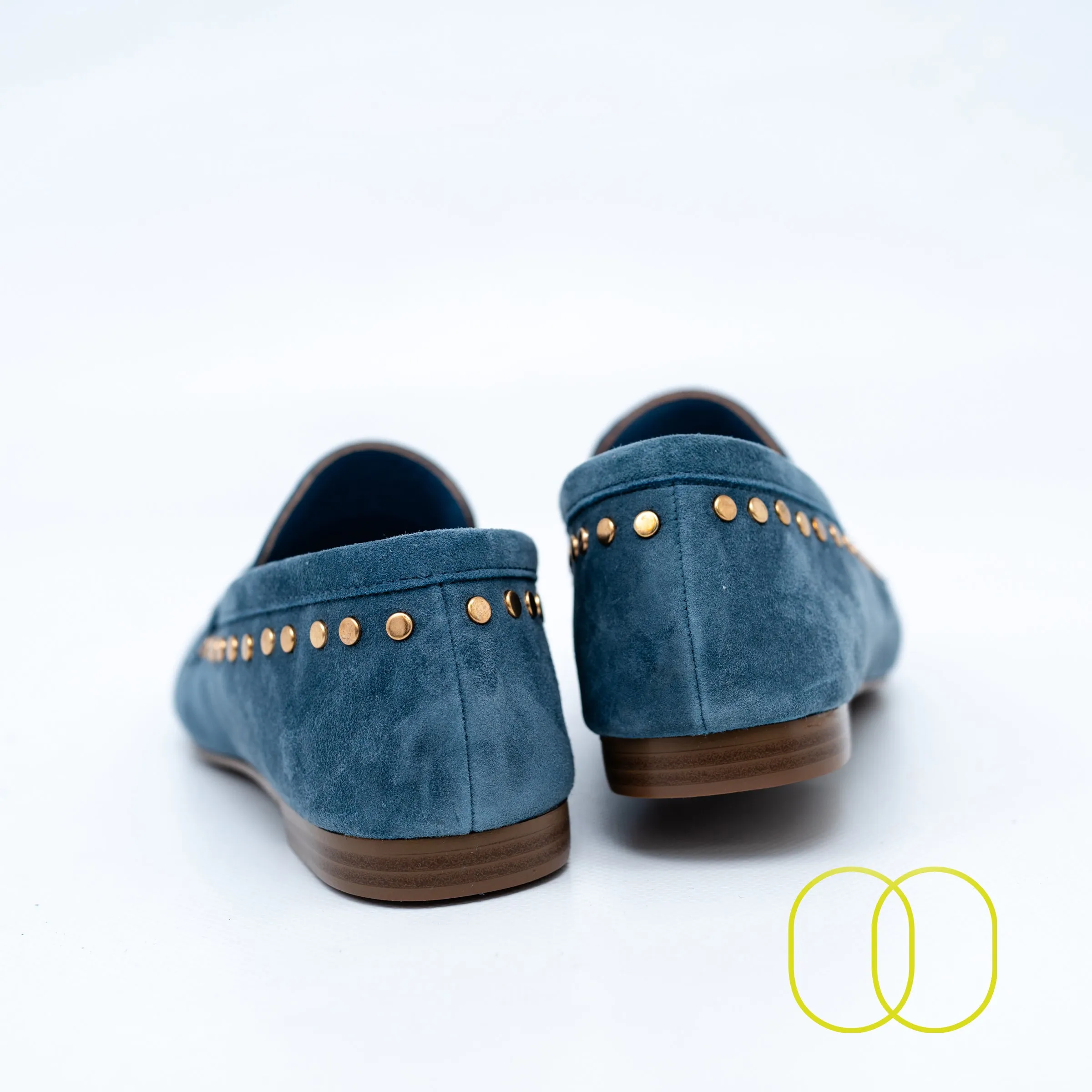 LODI Suede Loafers in Blue - BE4771