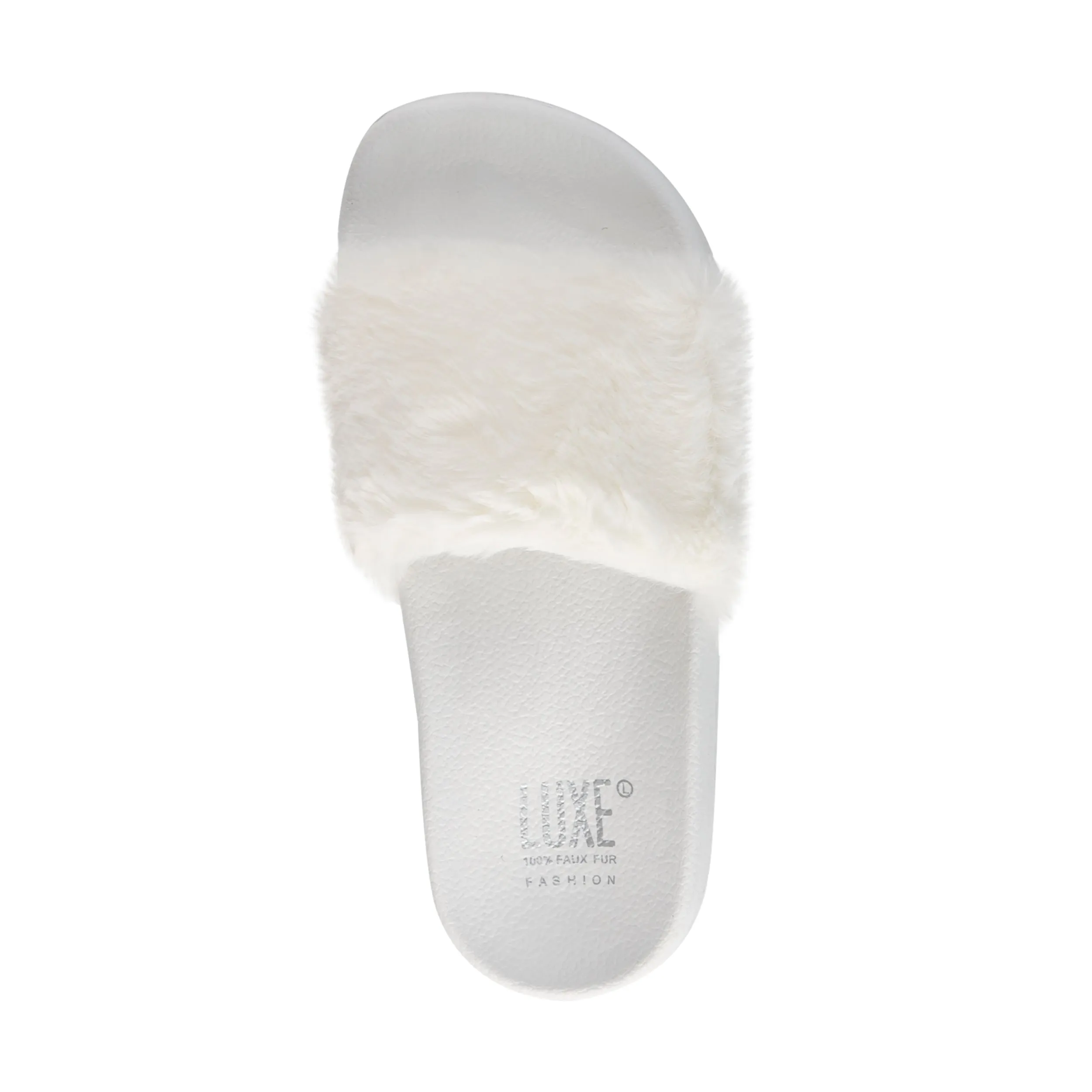 Luxe Faux Sheepskin Women Slides
