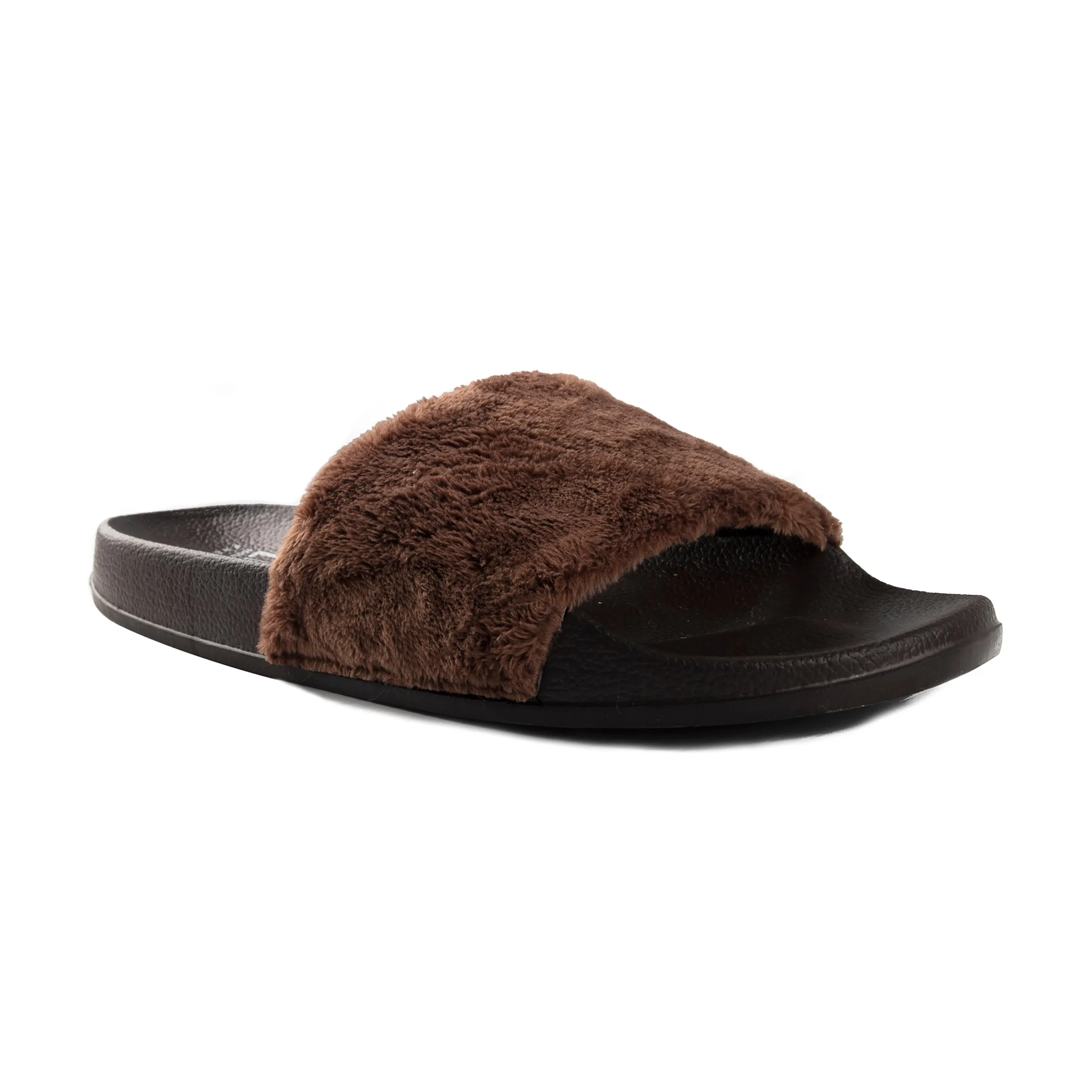 Luxe Faux Sheepskin Women Slides