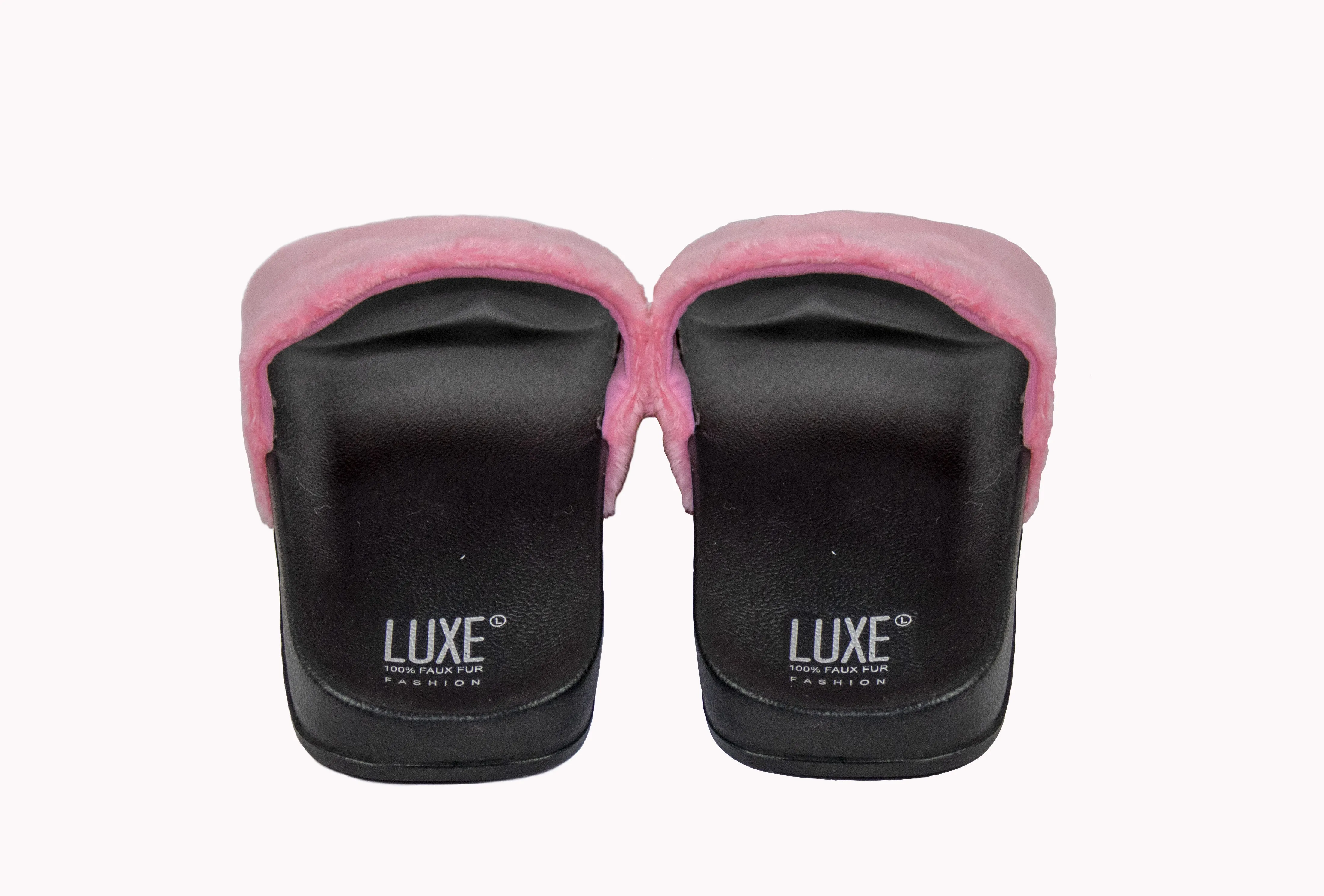 Luxe Faux Sheepskin Women Slides