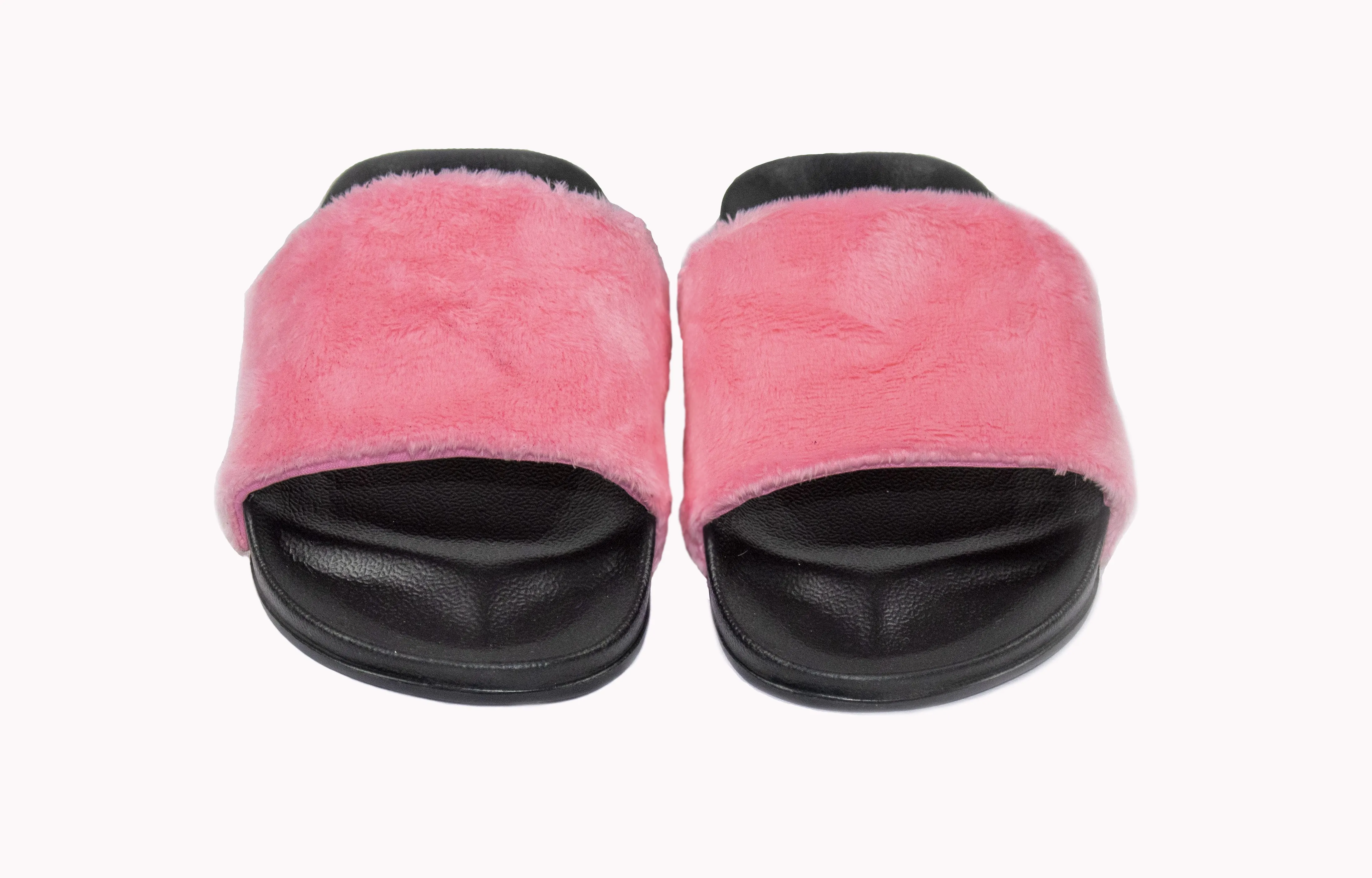 Luxe Faux Sheepskin Women Slides