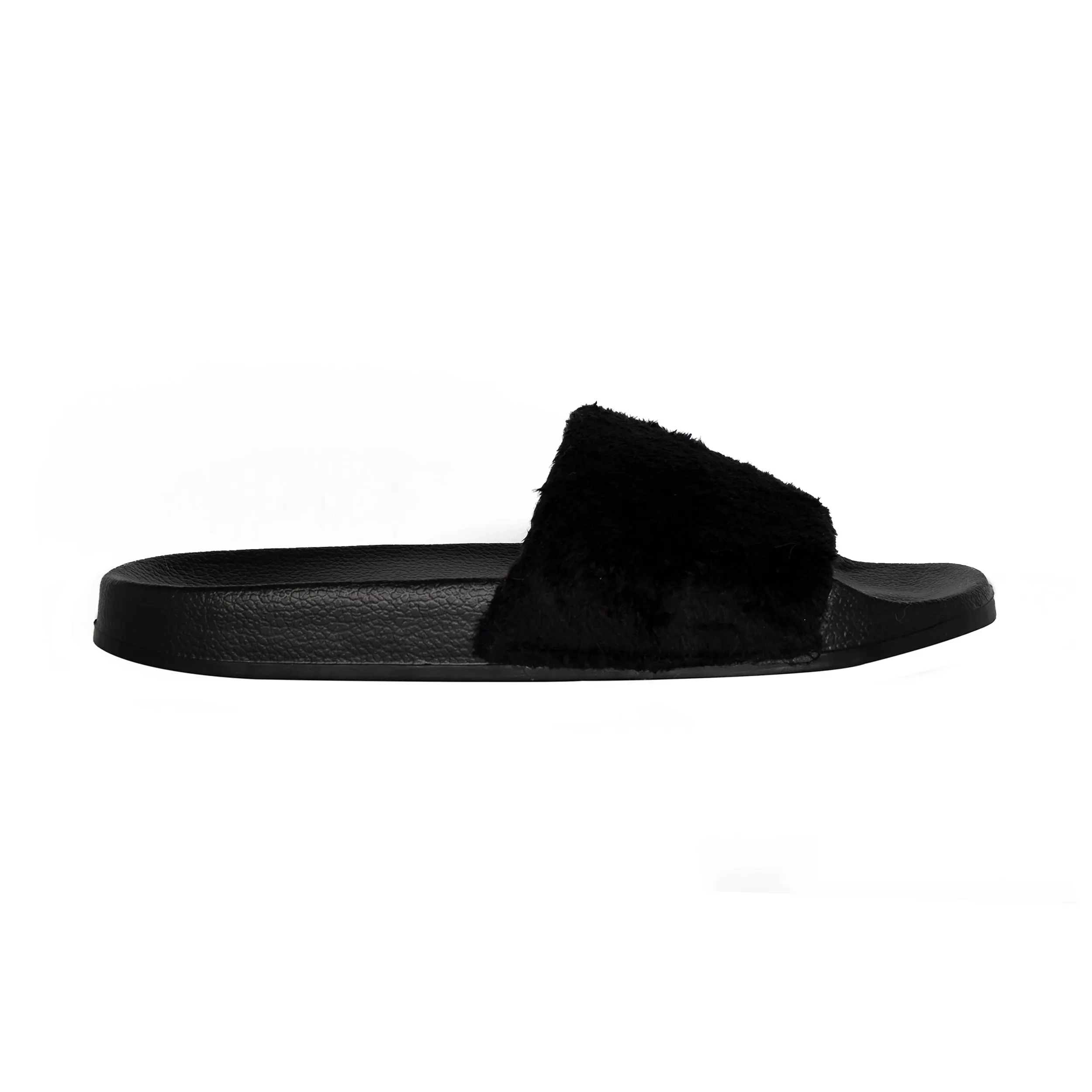 Luxe Faux Sheepskin Women Slides