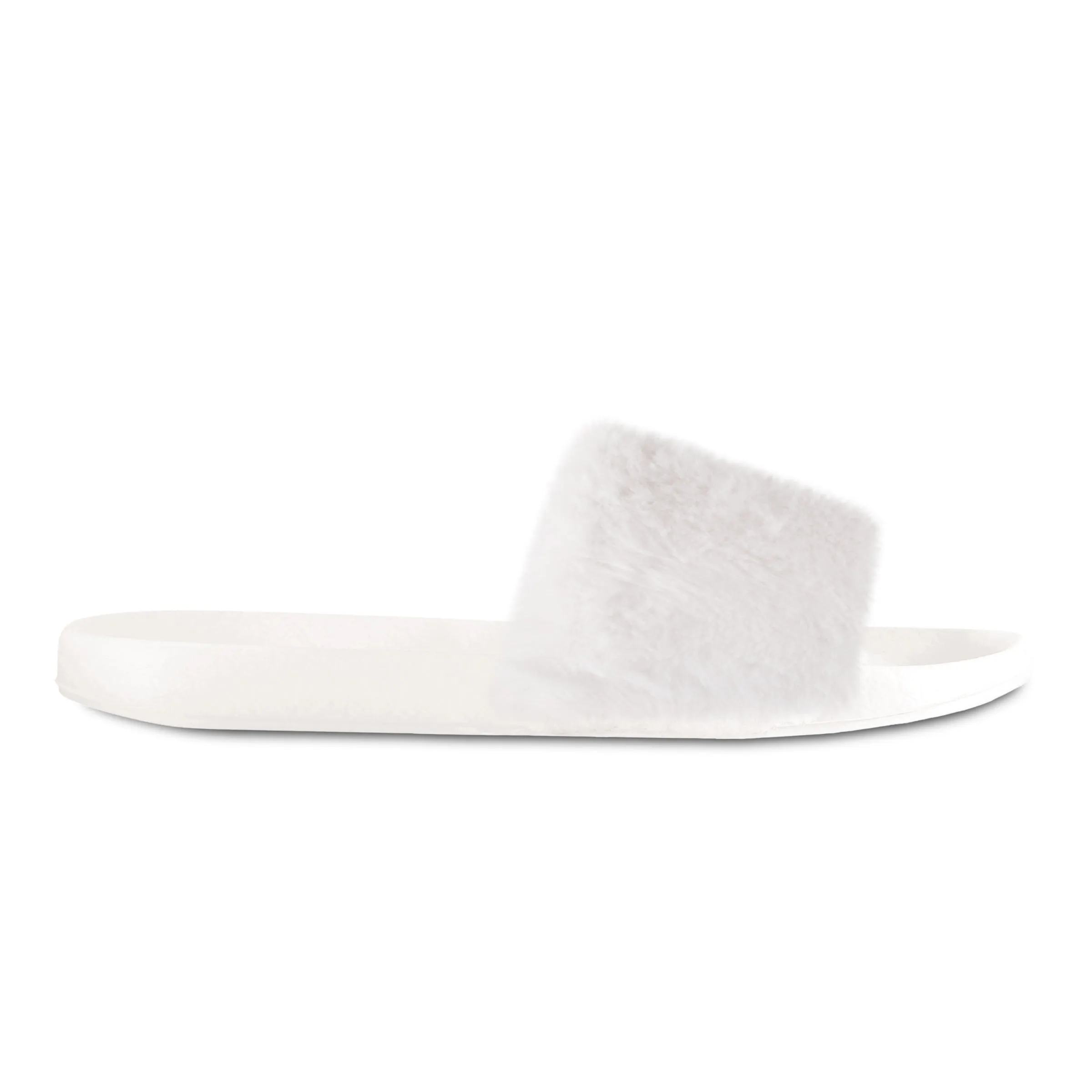 Luxe Faux Sheepskin Women Slides