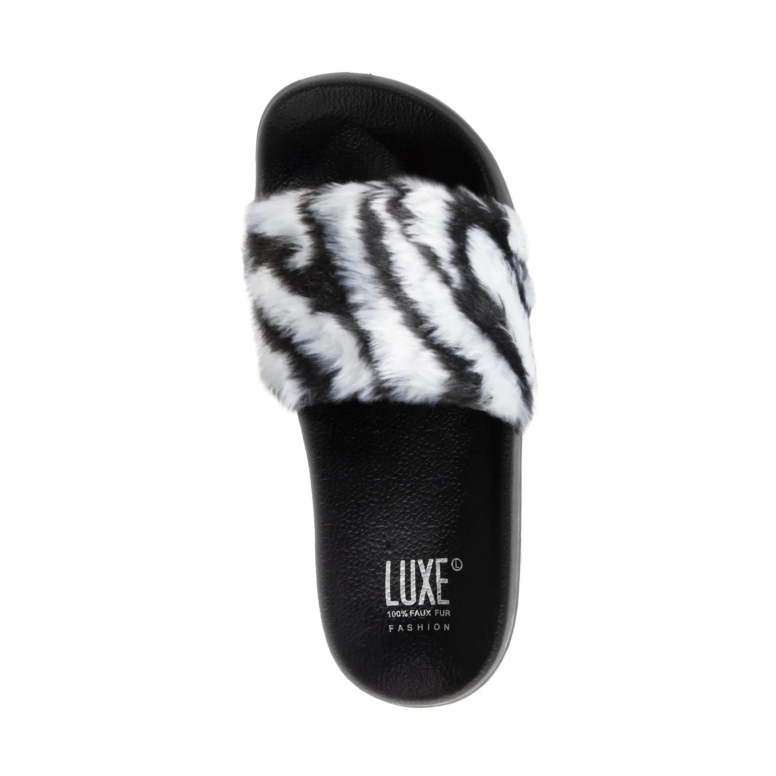 Luxe Faux Sheepskin Women Slides