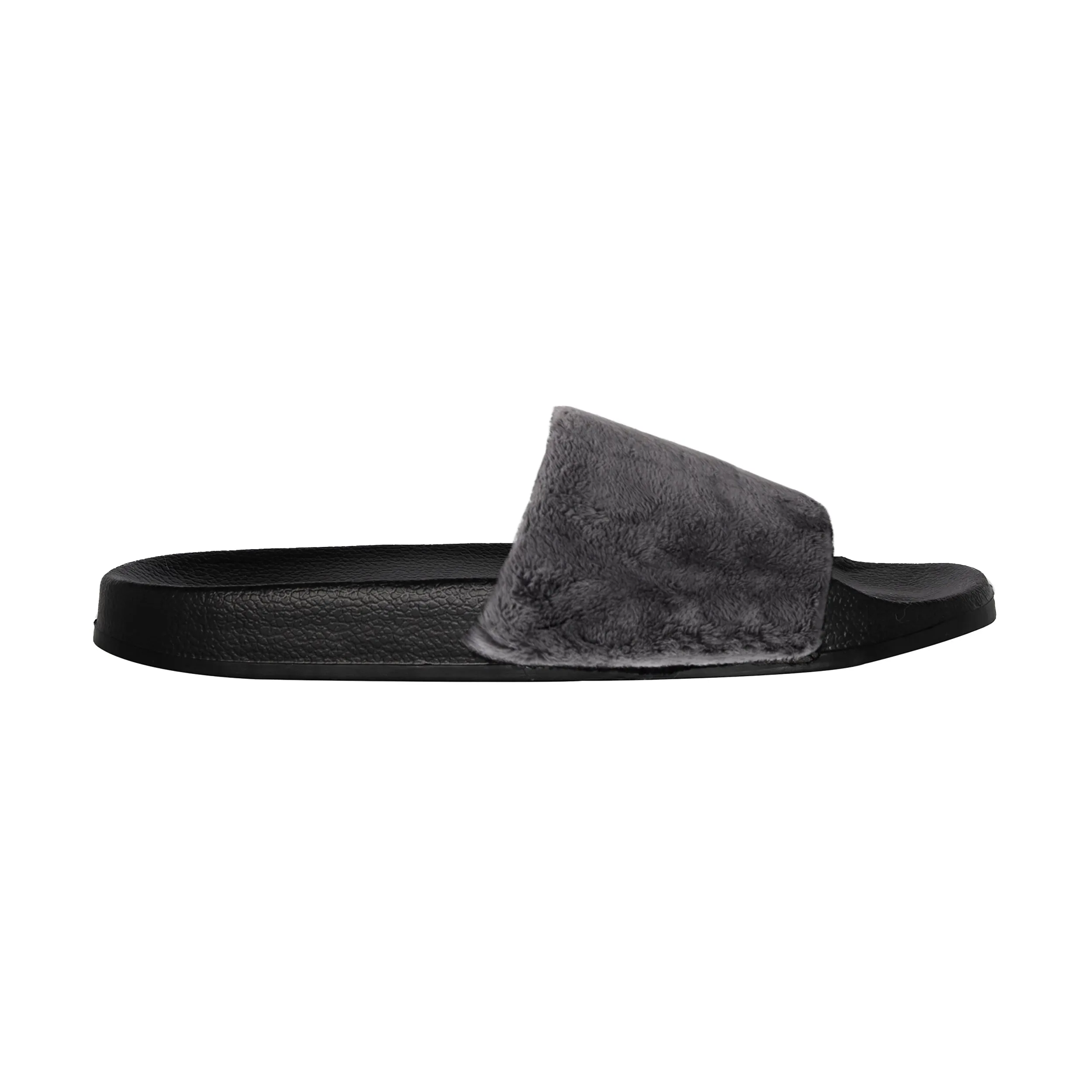 Luxe Faux Sheepskin Women Slides