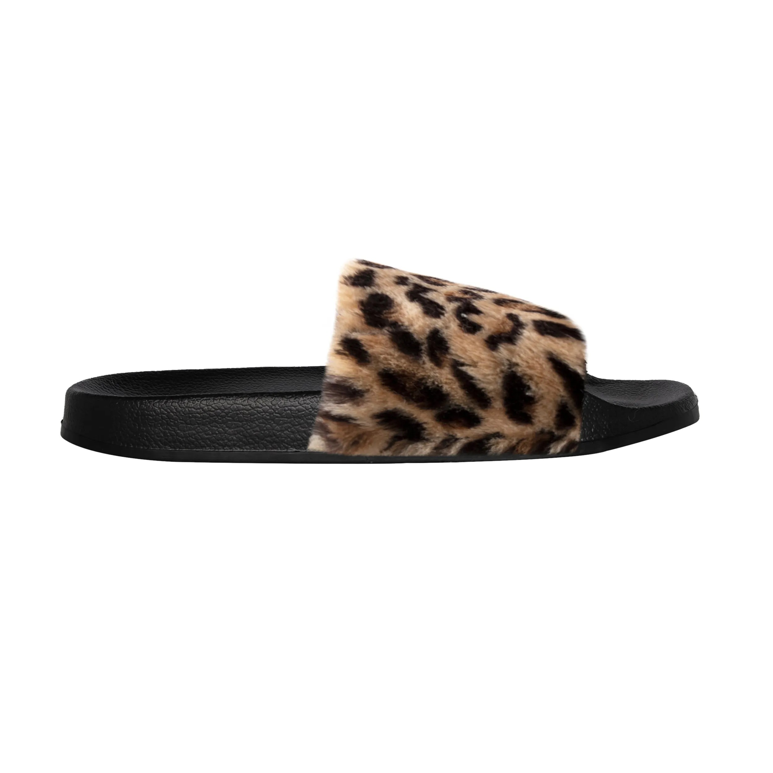 Luxe Faux Sheepskin Women Slides