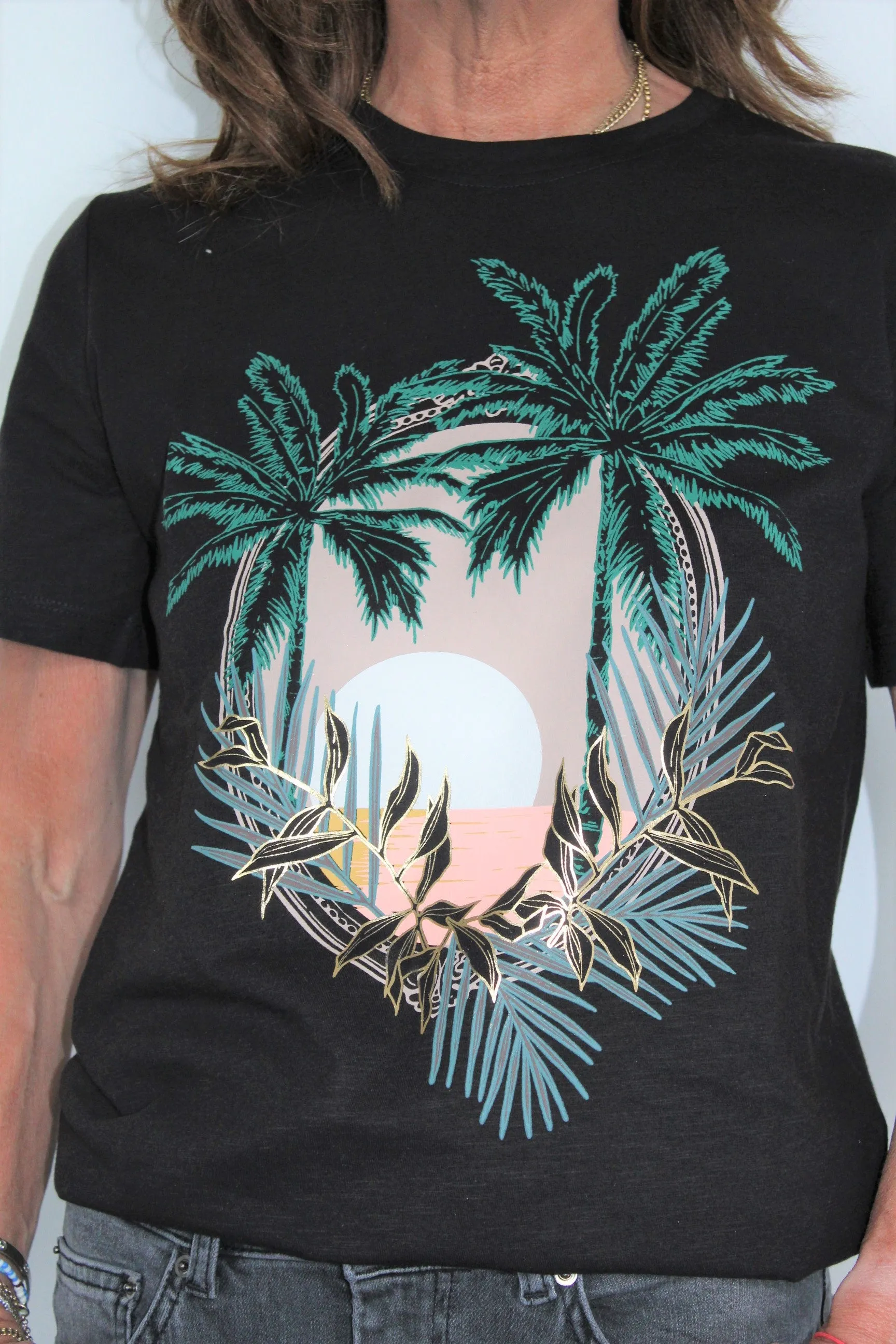 M Pata Printed T-shirt in Black