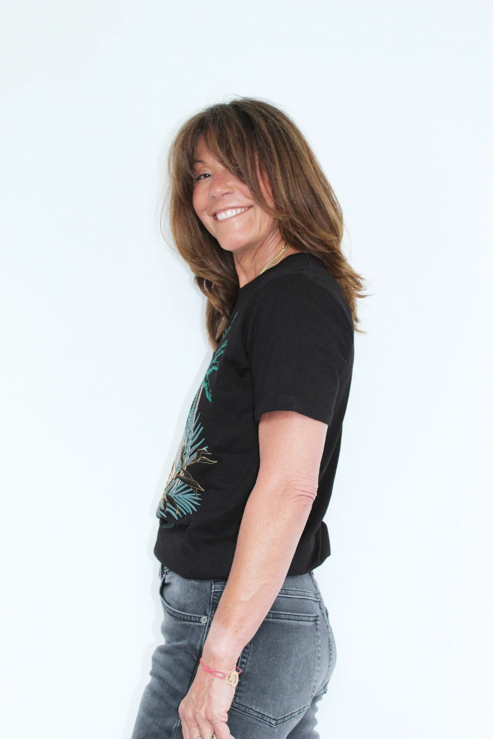 M Pata Printed T-shirt in Black