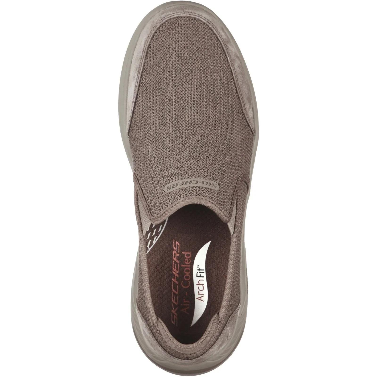 Men's Wide Fit Skechers 204509 Arch Fit Motley Ratel Slip On Trainers