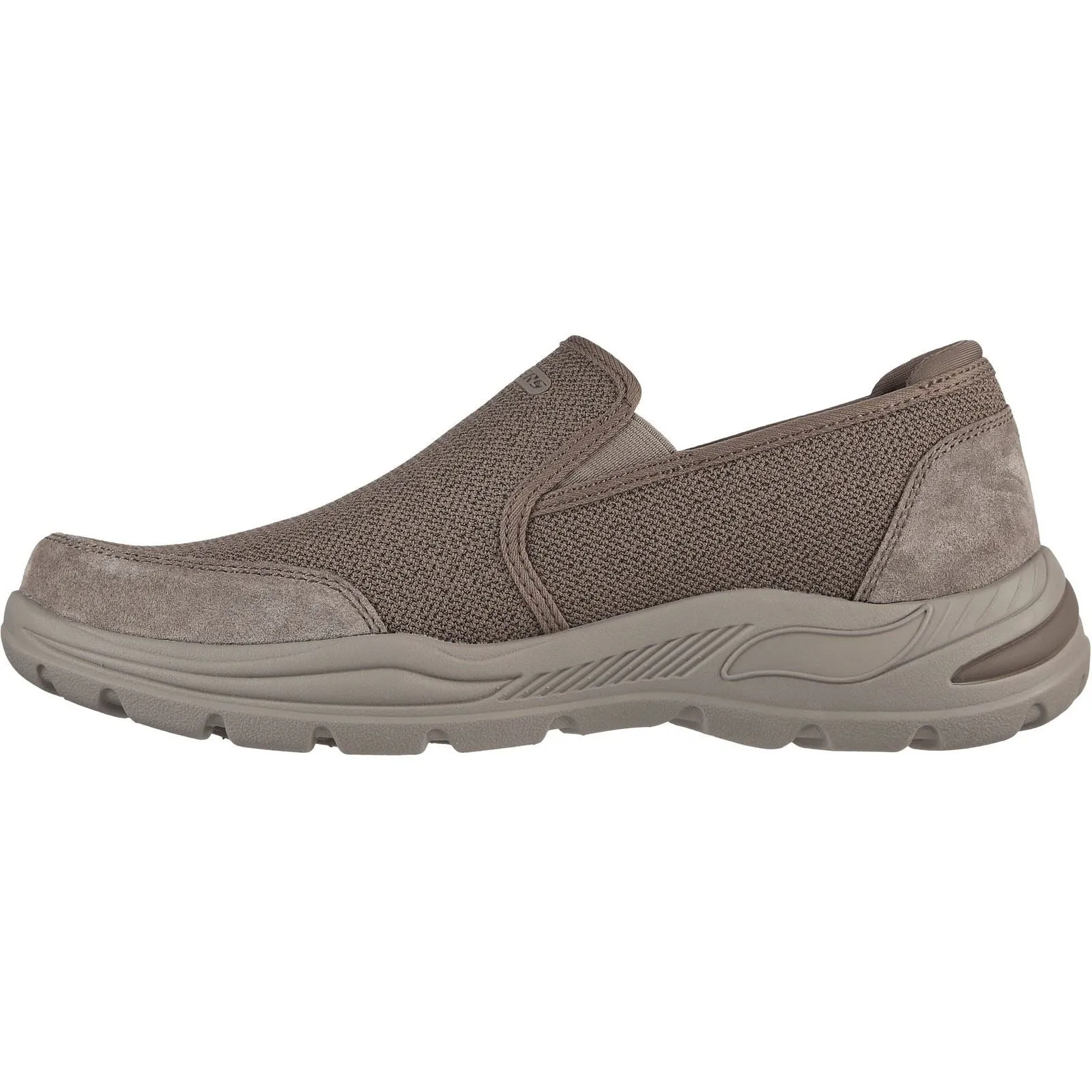 Men's Wide Fit Skechers 204509 Arch Fit Motley Ratel Slip On Trainers