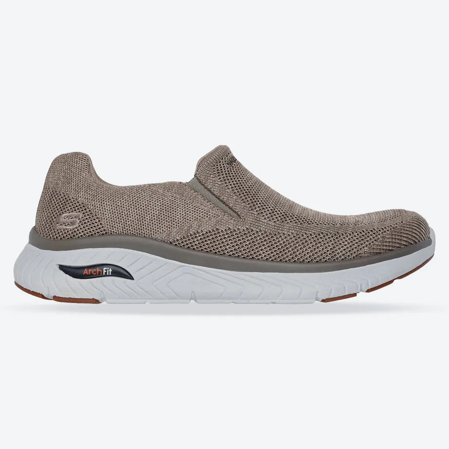 Men's Wide Fit Skechers Arch Fit Crosser Locke Trainers