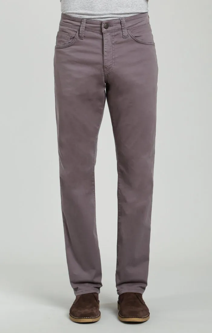 MYLES STRAIGHT LEG IN DARK GREY TWILL