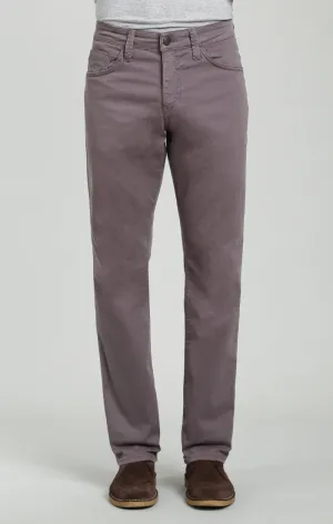 MYLES STRAIGHT LEG IN DARK GREY TWILL