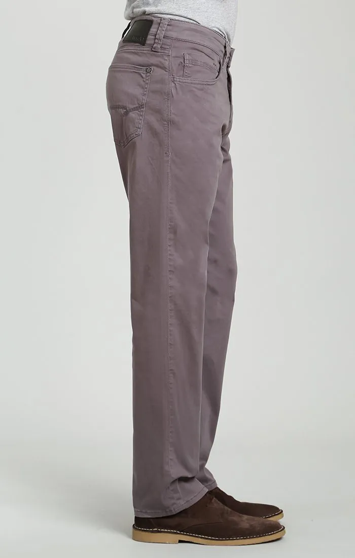 MYLES STRAIGHT LEG IN DARK GREY TWILL