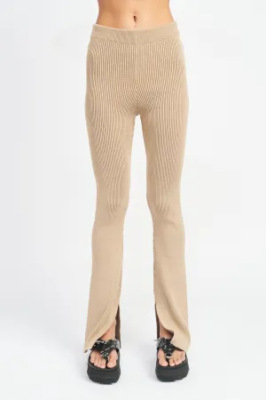 Natalie High Rise Slit Pants