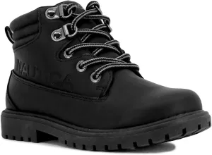 Nautica Kids Work Chukka Boot Youth Casual/Dress Bootie Hiking Boots Ankle High Outdoor Trekking Shoes |Boys - Girls| (Little Kids/Big Kids)