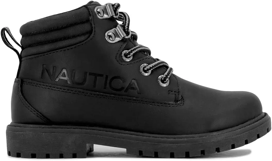 Nautica Kids Work Chukka Boot Youth Casual/Dress Bootie Hiking Boots Ankle High Outdoor Trekking Shoes |Boys - Girls| (Little Kids/Big Kids)