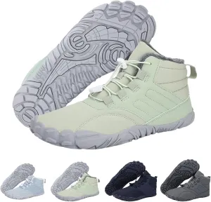 Non-Slip & Waterproof Winter Barefoot Shoes Unisex, Shoes Women Men for Outdoor Trail Running(Light Green,46)