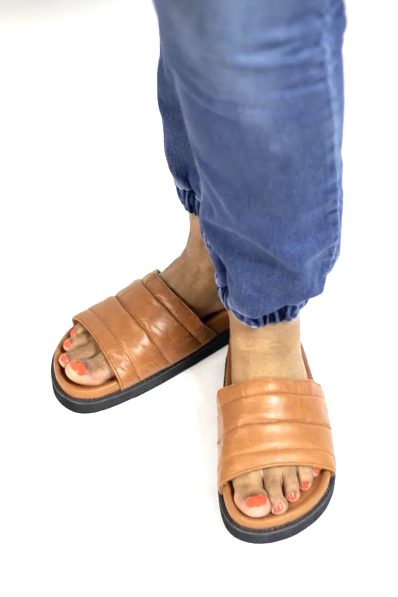 Pharos Slide Tan WIDE FIT