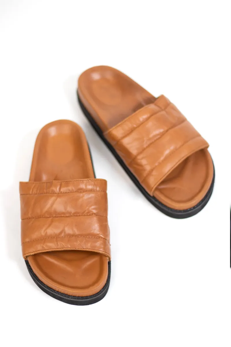 Pharos Slide Tan WIDE FIT