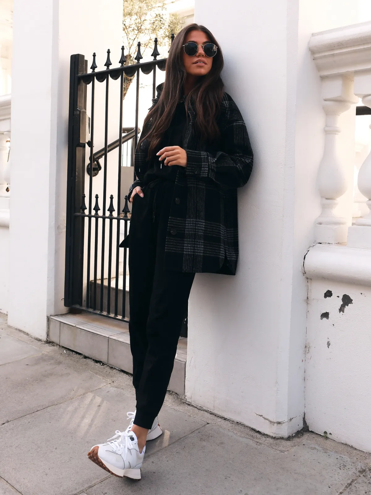 Rae Black Rib Detail Hoodie