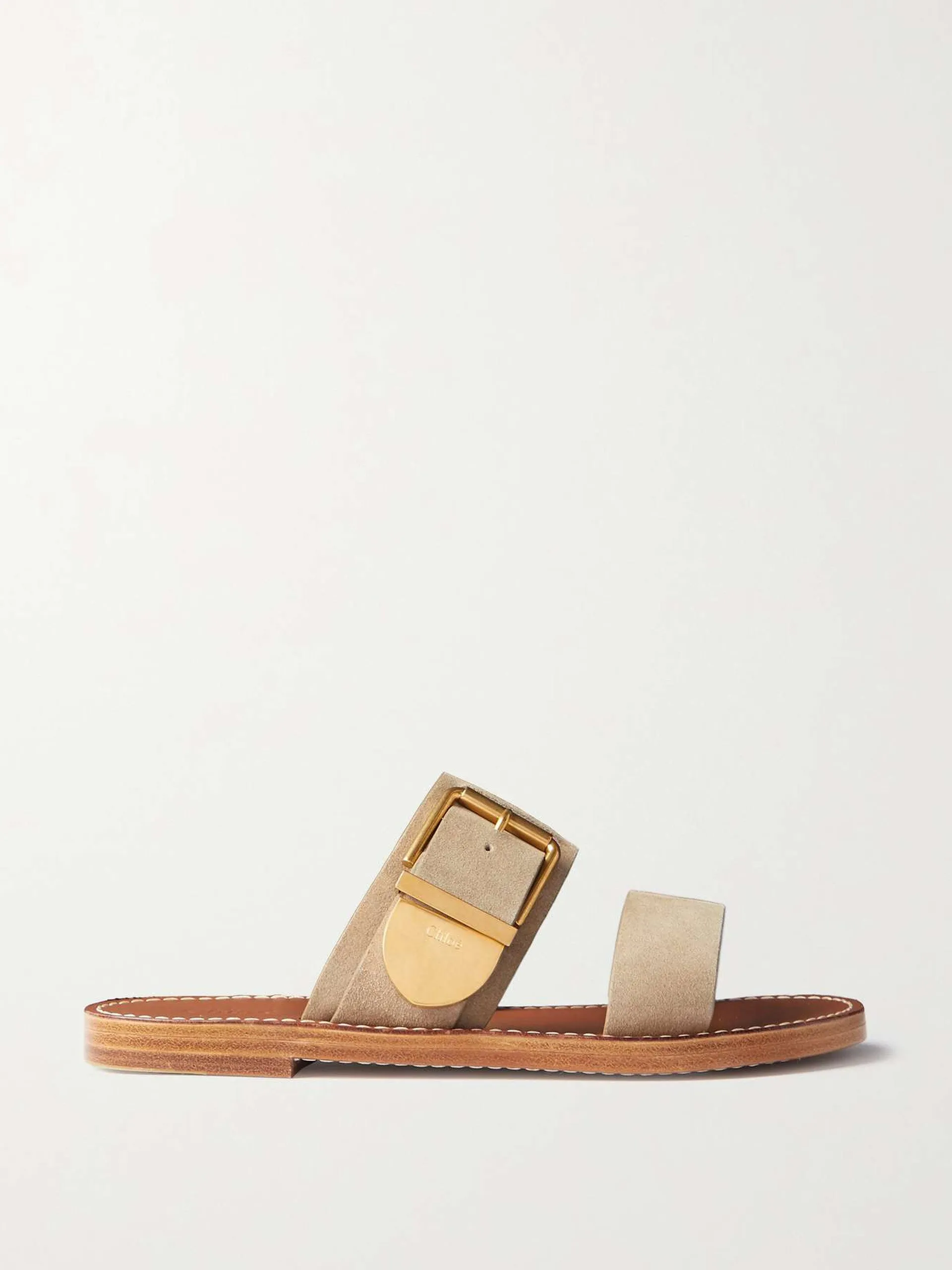 Rebecca suede slides