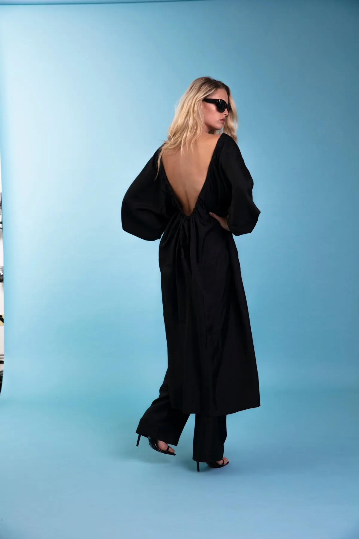 Salinas Silk Trouser Black Woman