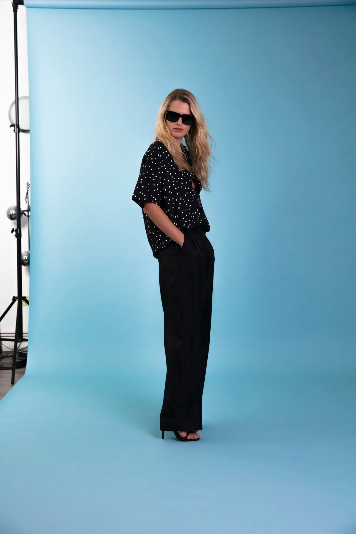 Salinas Silk Trouser Black Woman
