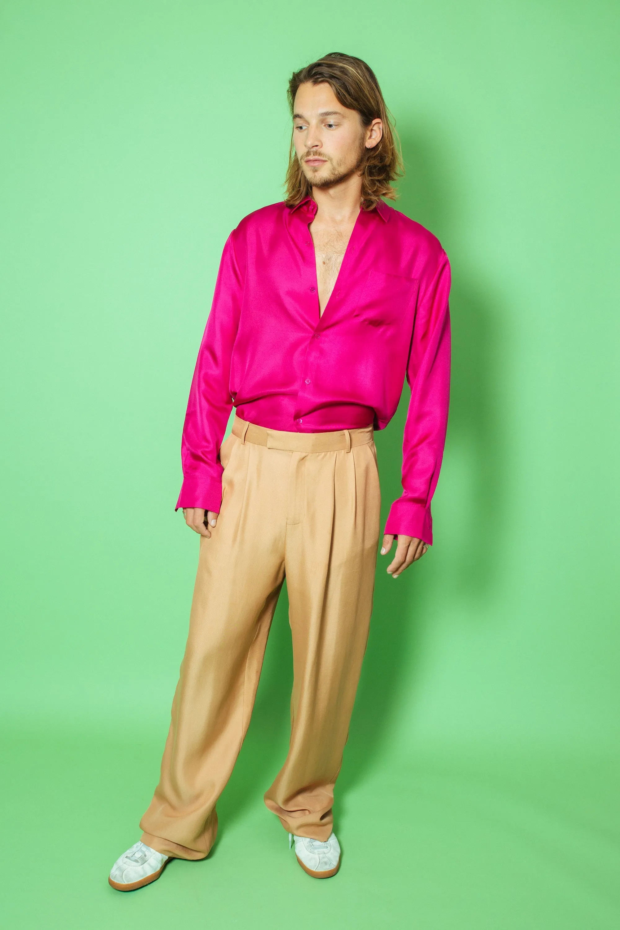 Salinas Silk Trouser Toffee Man