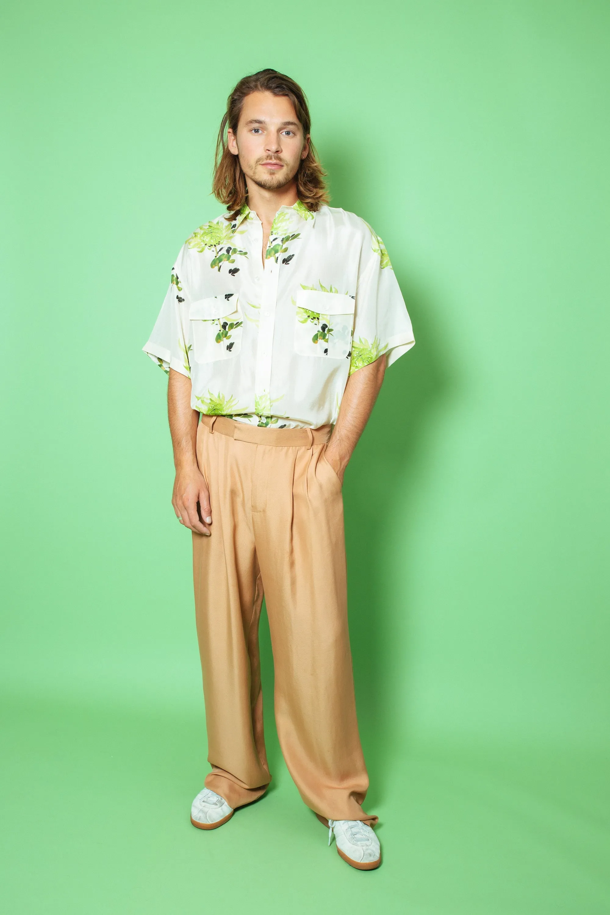 Salinas Silk Trouser Toffee Man